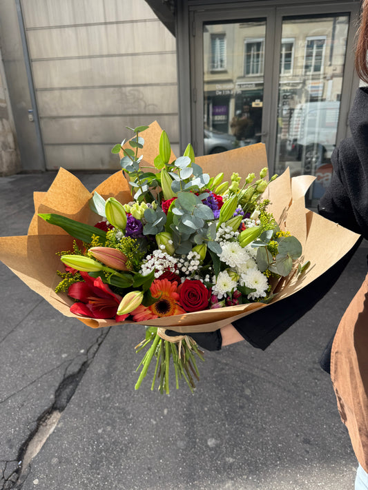 Bouquet Harmonie Naturelle, gros plan