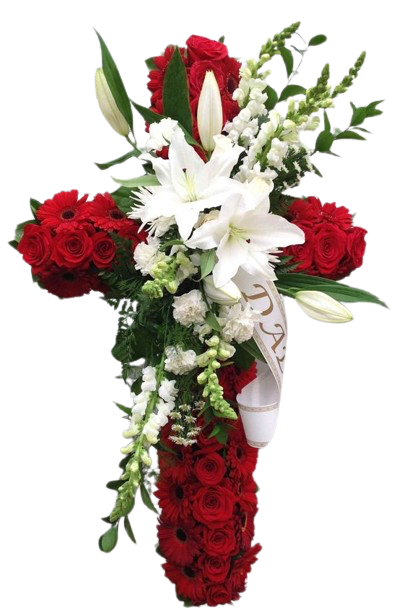 Croix Sérénité Rouge et Blanche