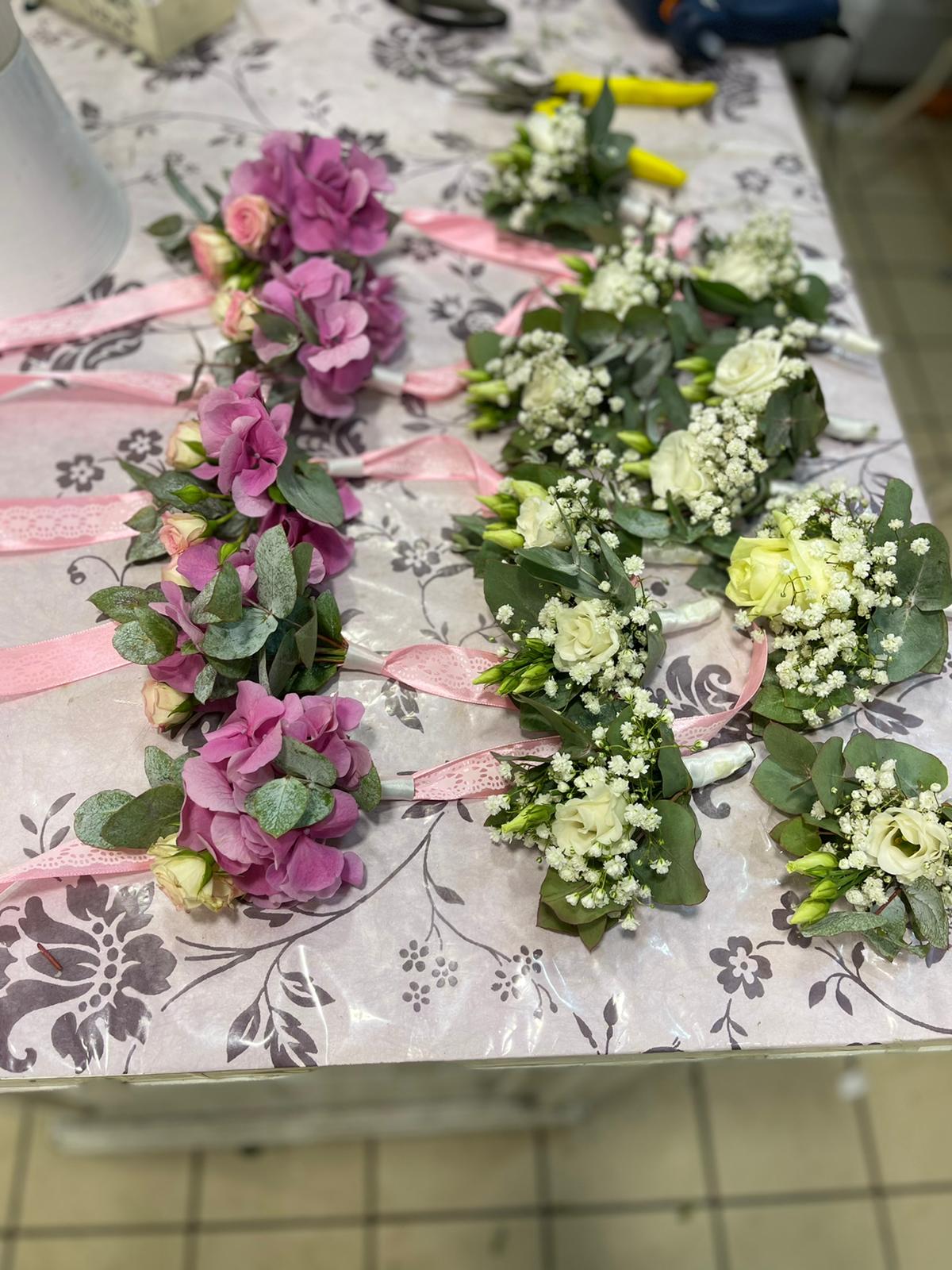 Boutonnière élégance blanche