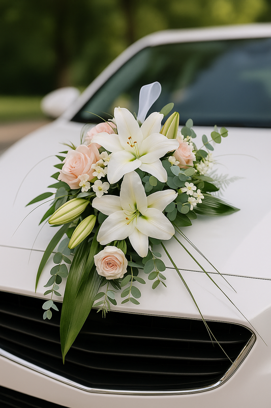 Décoration voiture : Éclat Nuptial