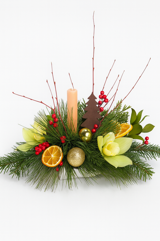 Centre de table – Éclat d’Hiver