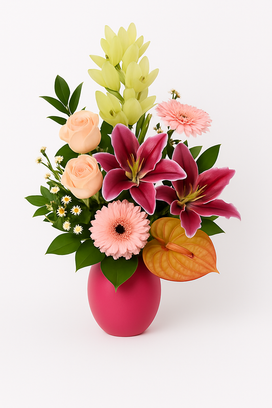 Composition florale Harmonie Rosée