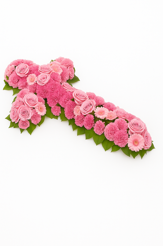 Croix d’Hommage Rose Éternelle