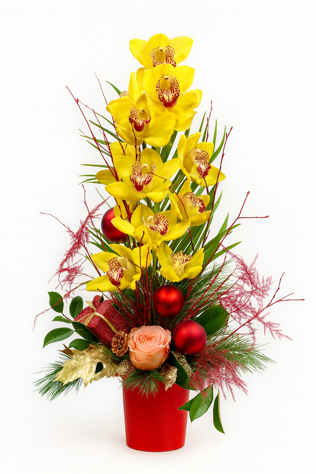 Élégance Orchidée de Noël