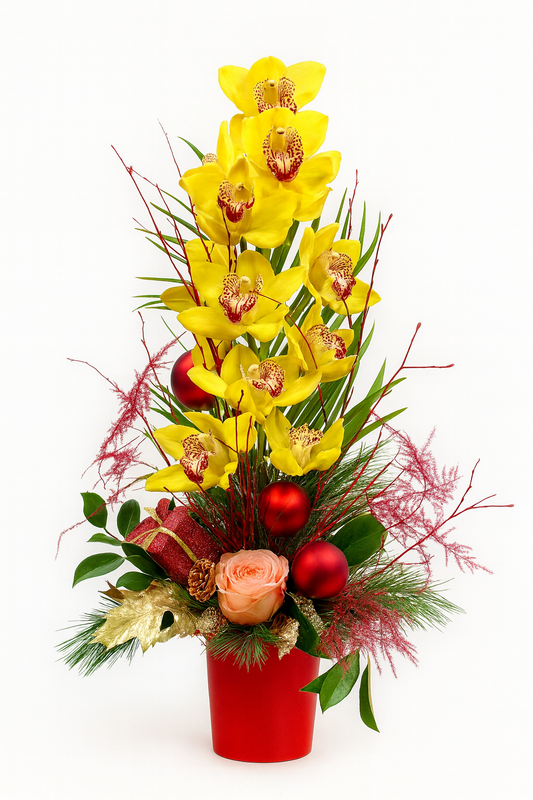 Élégance Orchidée de Noël