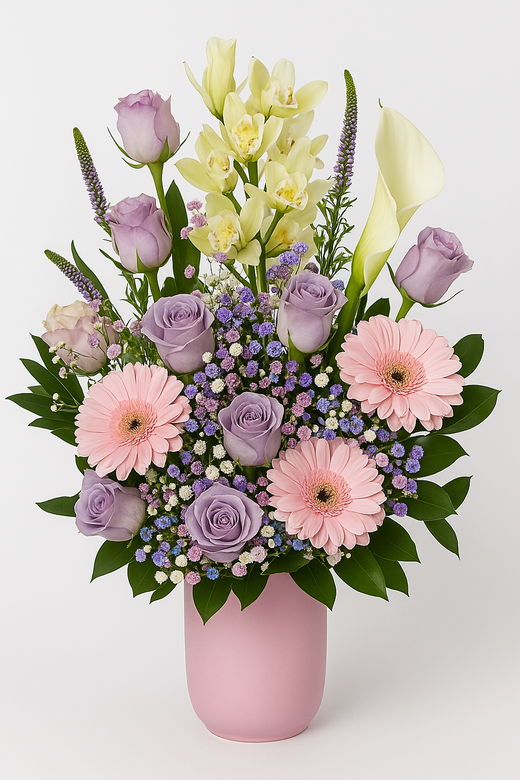 Composition florale Éclat Pastel