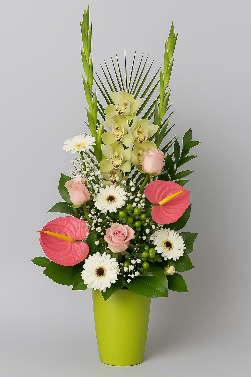 Composition florale Prestige Émeraude