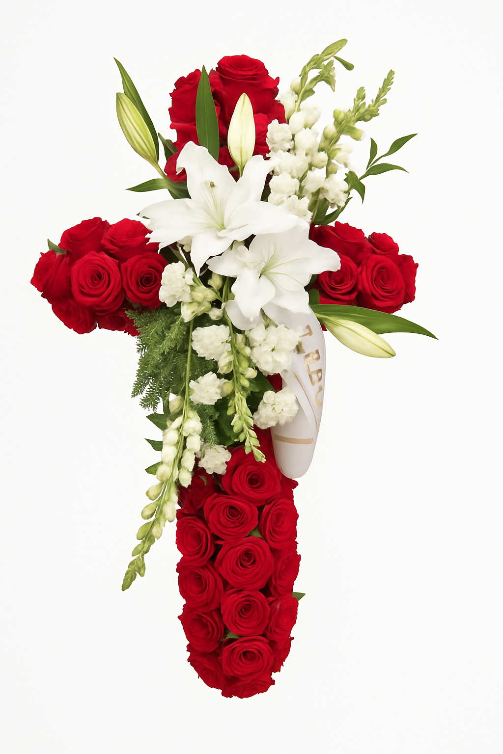 Croix Sérénité Rouge et Blanche