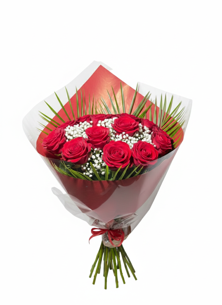 Bouquet de Roses Rouges – Une Déclaration d'Amour Unique