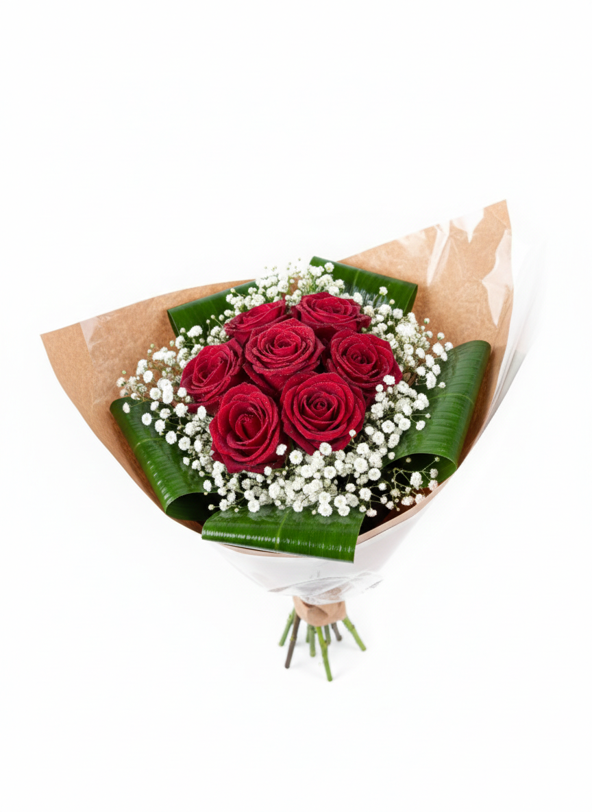 Bouquet "Passion Intemporelle" – L'Élégance au Naturel