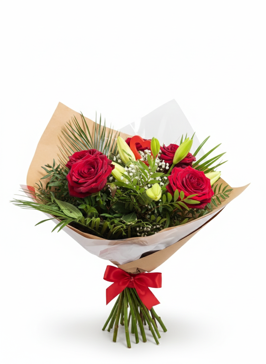 Bouquet Passion et Pureté – L'Équilibre Idéal