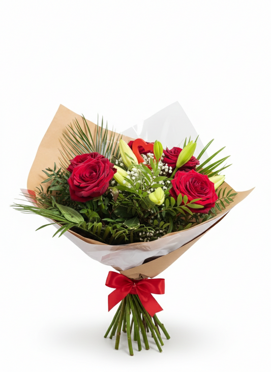 Bouquet Passion et Pureté – L'Équilibre Idéal