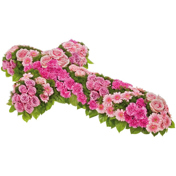 Croix d’Hommage Rose Éternelle