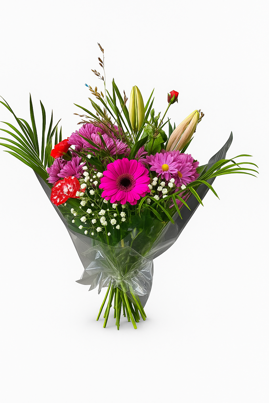 Bouquet Éclat Rose Sauvage